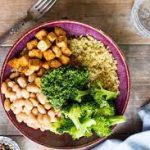 Bowl of White Beans with Broccoli Pesto