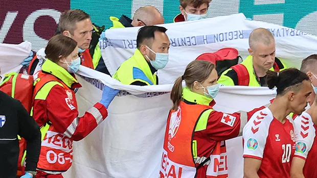 Medics who saved life of Danish soccer player Christian Eriksen to receive award | CBC Sports