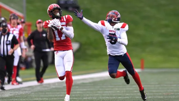 Alouettes come up 1-yard short of a comeback against Stampeders