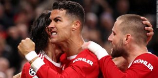 Cristiano Ronaldo completes Manchester United's amazing comeback against Atalanta.