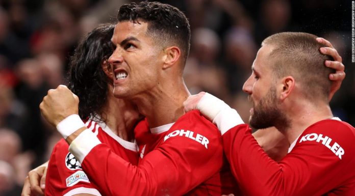 Cristiano Ronaldo completes Manchester United’s amazing comeback against Atalanta. Cristiano Ronaldo completes Manchester United's amazing comeback against Atalanta.