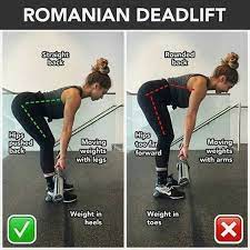 Difference between Romanian Deadlift vs Deadlift.