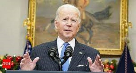 Biden advises people not to panic about the latest COVID variant.