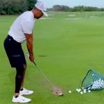 Tiger Woods posts first video taking practice swings since car