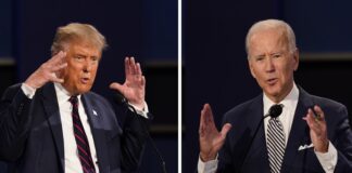 Biden praises Trump