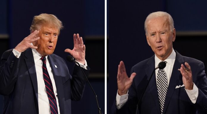 Biden praises Trump. Biden praises Trump