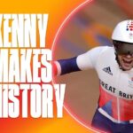 Kenny makes history with ‘sensational’ gold in keirin final