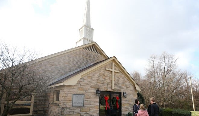 A Kentucky church reopened after the tornado.
