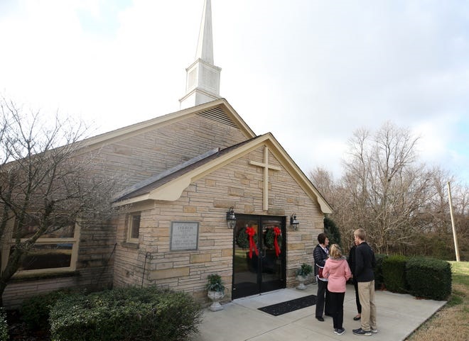 A Kentucky church reopened after the tornado.