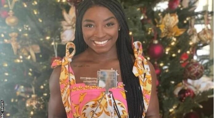 Simone Biles was given a Lifetime Achievement award.