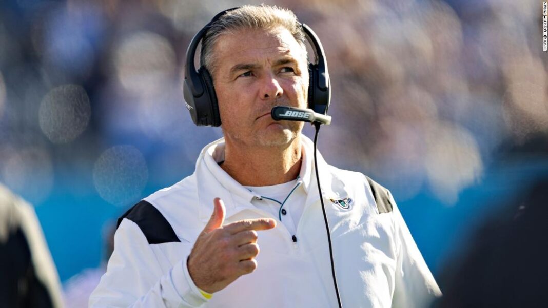 Urban Meyer was fired as head coach of the Jacksonville Jaguars Urban Meyer was fired as head coach of the Jacksonville Jaguars