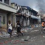 Violent protests entered their second day in the Solomon Islands.
