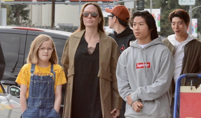 Angelina Jolie Spotted Enjoying Fun Outings with Her Kids