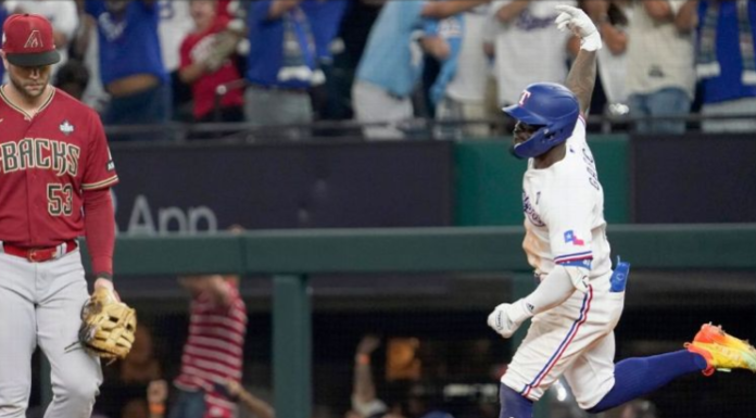 Adolis Garcia, Ketel Marte tie playoff records. Adolis Garcia ties MLB record, helps Rangers take early lead in WS Game